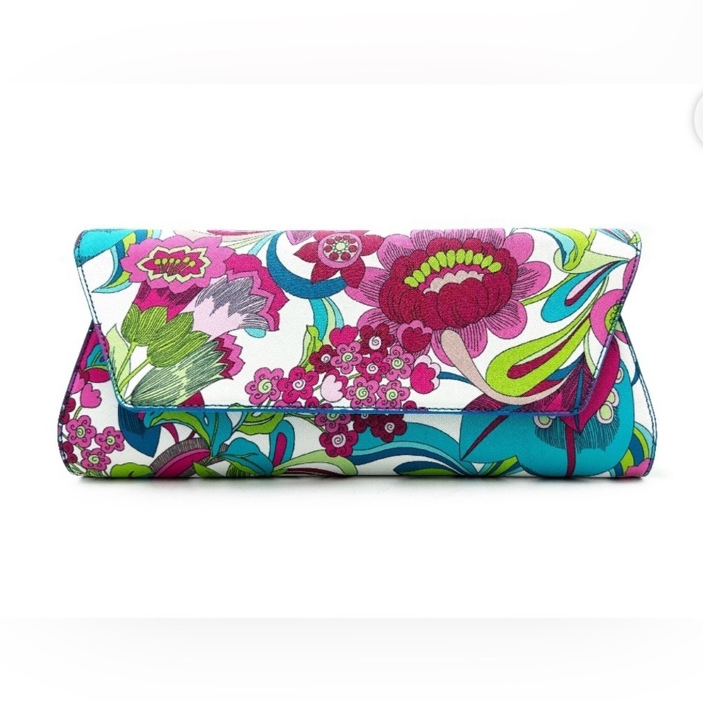 NWT Trina Turk Summer Floral Printed Clutch Women’s Gift
